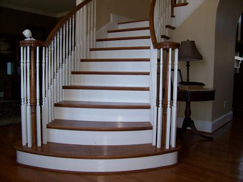 hardwood flooring stairs